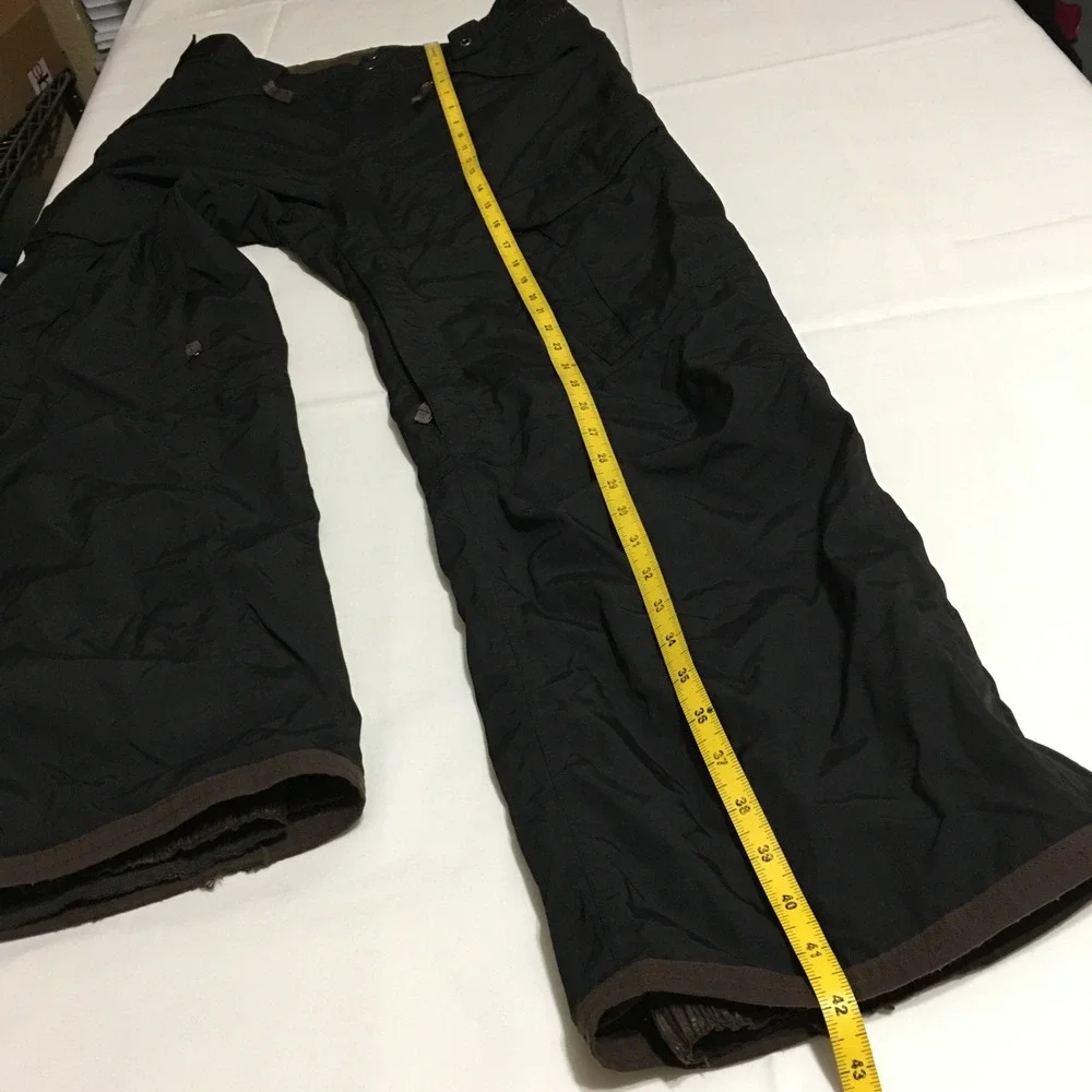 The North Face HyVent Ski Snowboard Pants Mens Medium Black Insulated Cargo